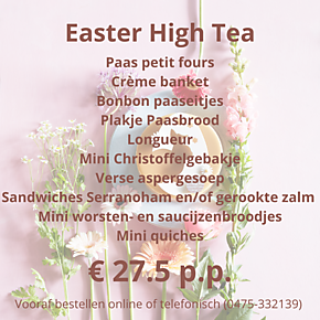 Paas High Tea voor thuis