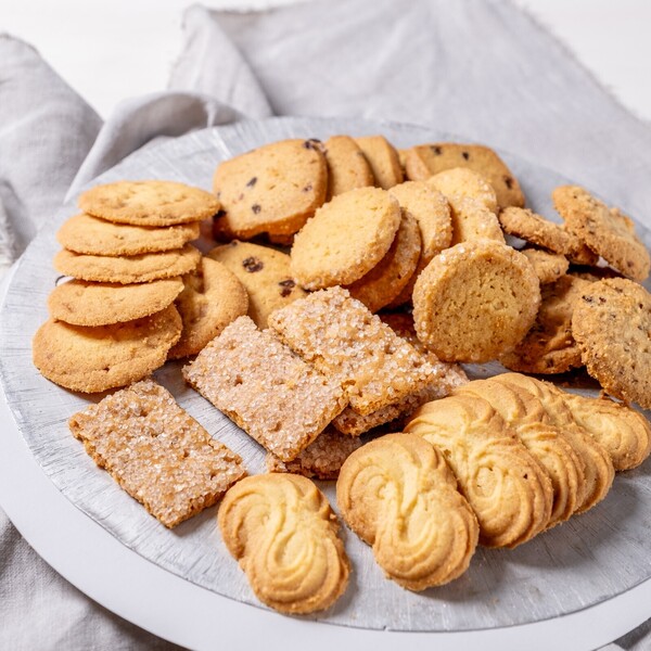 Roomboter koekjes assortiment per 100gram