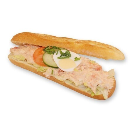 Stokbroodje zalmsalade