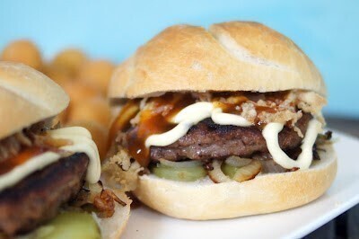 Kroon Hamburger met frites