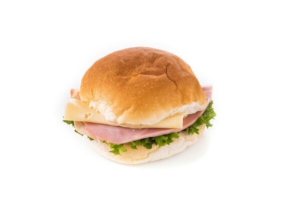 Zacht broodje ham/kaas